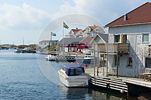 Boat at jetty by the sea