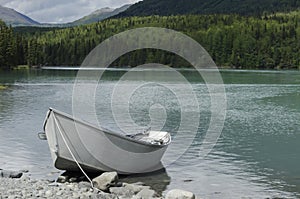 Boat on Kenai River