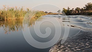 Boat on Kwando river