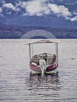 Boat on a lake