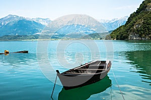 Boat in lake