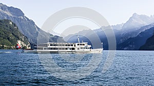 Boat on Lake Lucerne - Switzerland