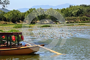 Boat Lake Yuanming Yuan Garden Beijing