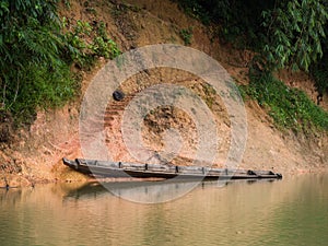 Boat landing at the Tanintharyi River