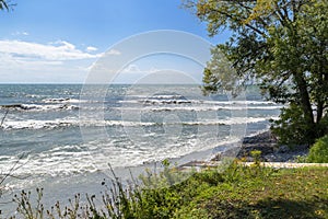 Boat Launch into Lake Ontario on a Sunny Day