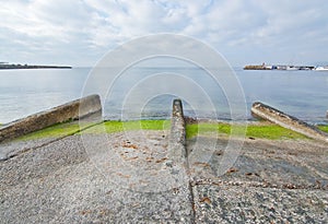 Boat launching ramp