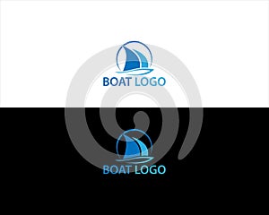 Boat logo icon design