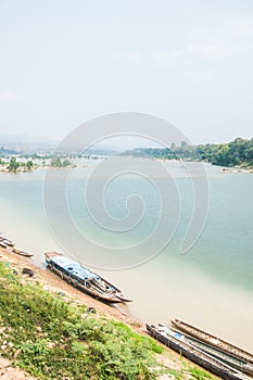 Boat in Makong river