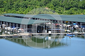 Boat Marina at skiatook lake