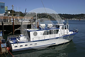 Boat in Newport Harbor