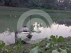 Boat obstruction in the river