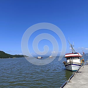 Boat in Ocean for turism