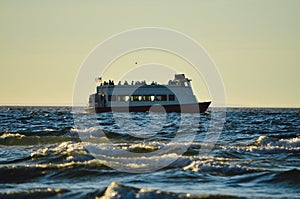 Boat on the open waters