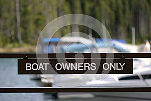 Boat owners only