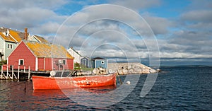 Boat at Peggy's Cove, Nova Scotia