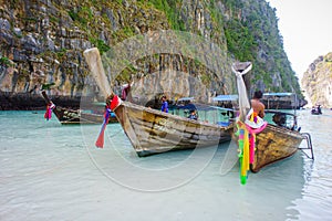 Boat in Phi-Phi Tailand