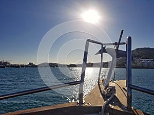 Boat in the port of Arraial do Cabo, Brazil