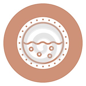 Boat porthole Vector Icon which can easily edit
