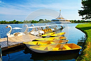 The boat at public park, Suanluang Rama 9