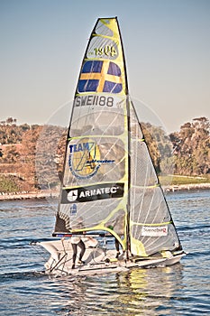 Boat racing 49er