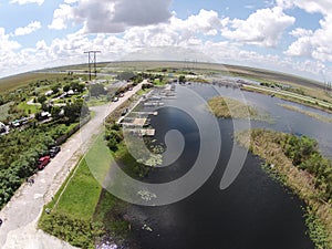 Boat ramp in the Florid Everglades