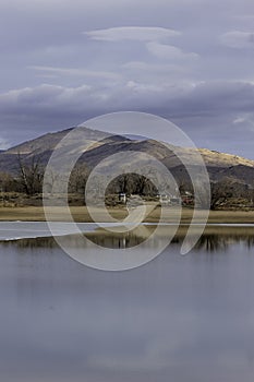 Boat Ramp at Lon Hagler Reservoir Loveland Colorado