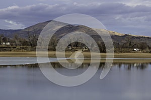 Boat Ramp at Lon Hagler Reservoir Loveland Colorado