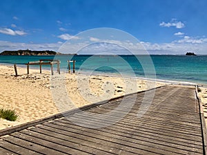 Boat ramp, old Jetty at Hamelin Bay Beach, Australia