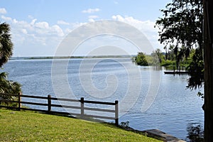 The boat ramp at Orange Lake, Florida.