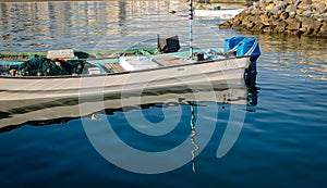 Boat Reflection in the sea