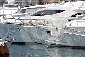 Boat reflections