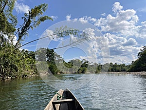 Boat Ride Amazonas Ecuador South America