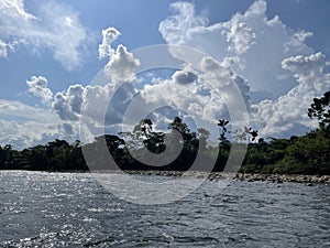 Boat Ride Amazonas Ecuador South America