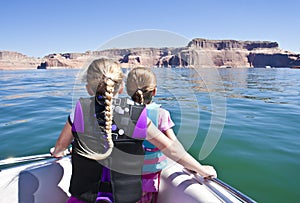 Boat ride on Beautiful Lake Powell