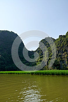 Boat ride in Tam Coc