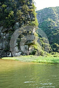 Boat ride in Tam Coc