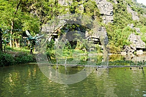 Boat ride in Tam Coc