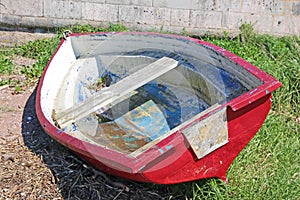 Boat on the River Teign at Shaldon in Devon