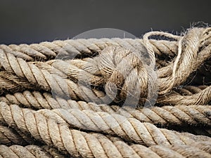 Boat Rope with knot Textured