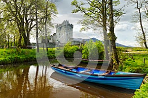 Boat at Ross Castle in Co. Kerry