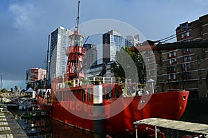 Boat in Rotterdam