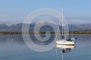 A boat in Roundstone, co. Galway, Ireland.