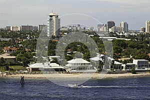 Boat Sails in Ft. Lauderdale, Florida photo