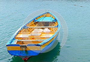Boat sal santa maria cape verde photo