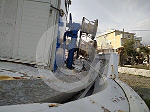 Boat in Samos island