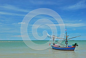 The boat and the sea