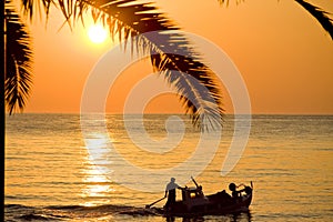 Boat at sea II