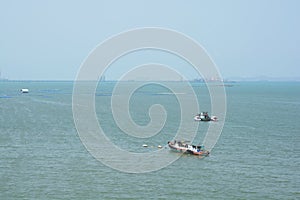 Boat an sea in nature, Thai boat