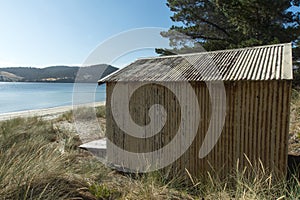 Boat Shed Dennes Point Bruny Island