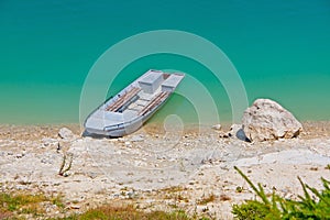 Boat on shore